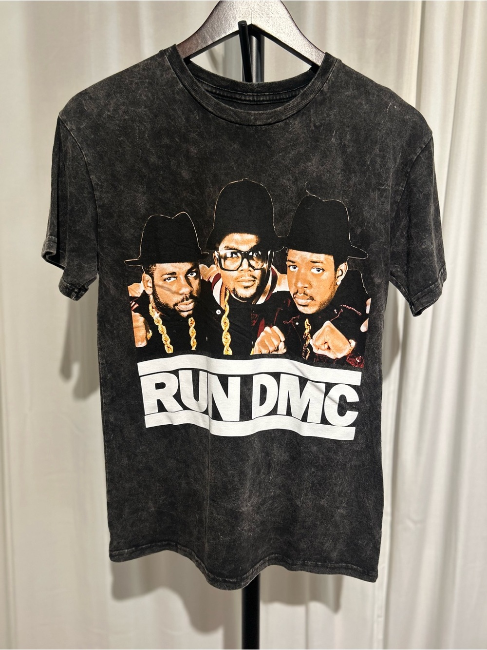RUN DMC Black Graphic Short-Sleeve Tee